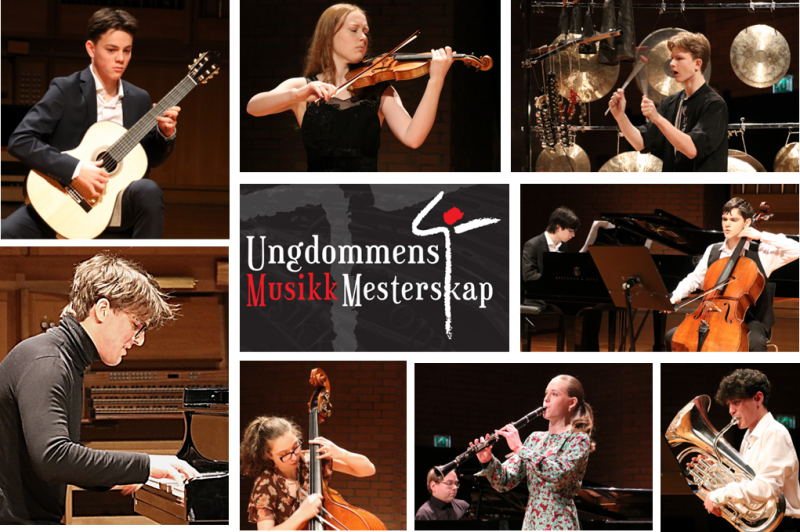 Kollasj med UMM-deltakere.