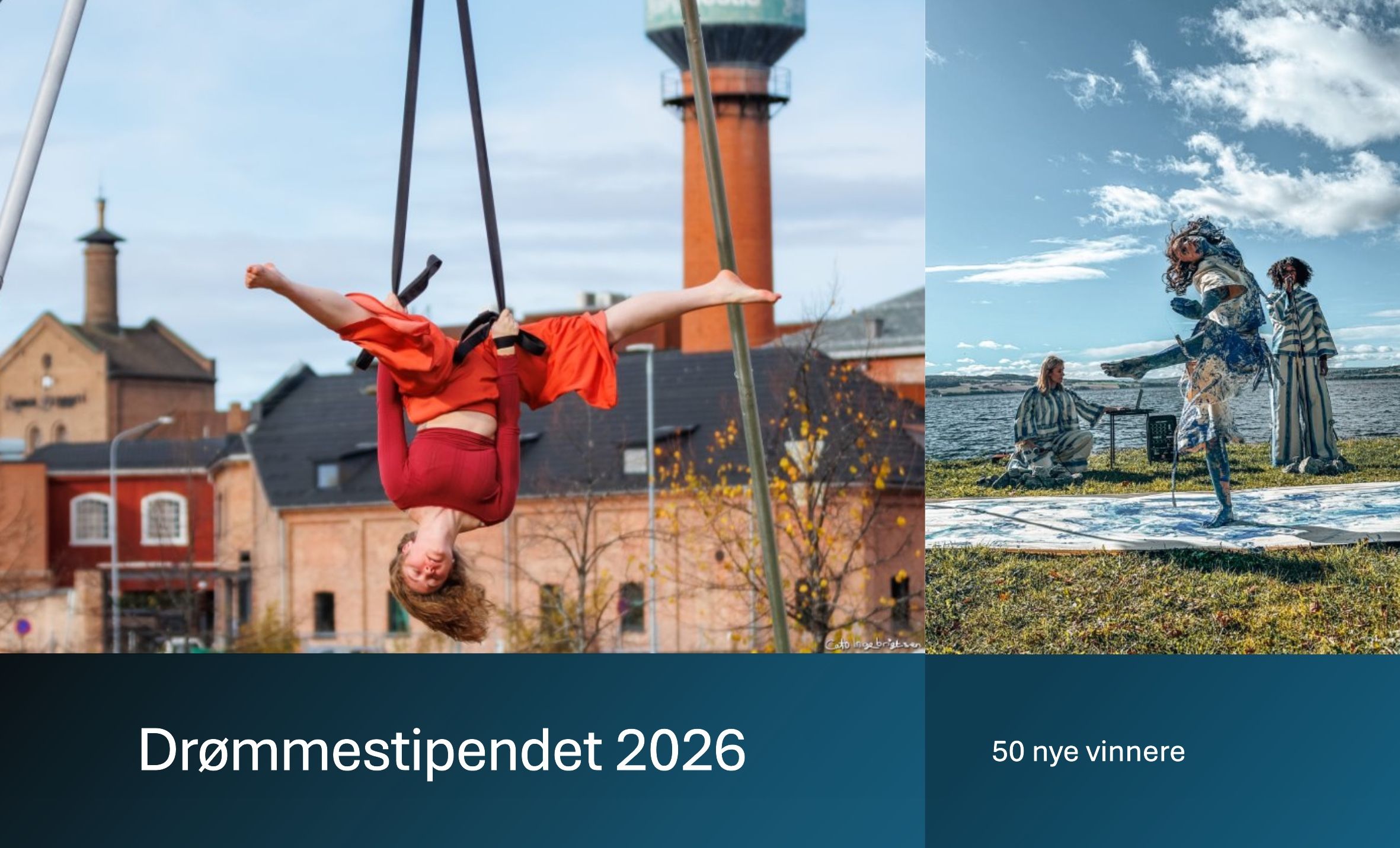 Bildecollage av unge kunstnere i aktivitet