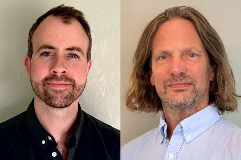 Sverre Stenløkk (t.v.) og John Oddstein Aune.